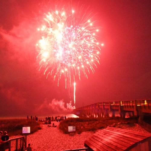 July 4th Navarre Beach fireworks
