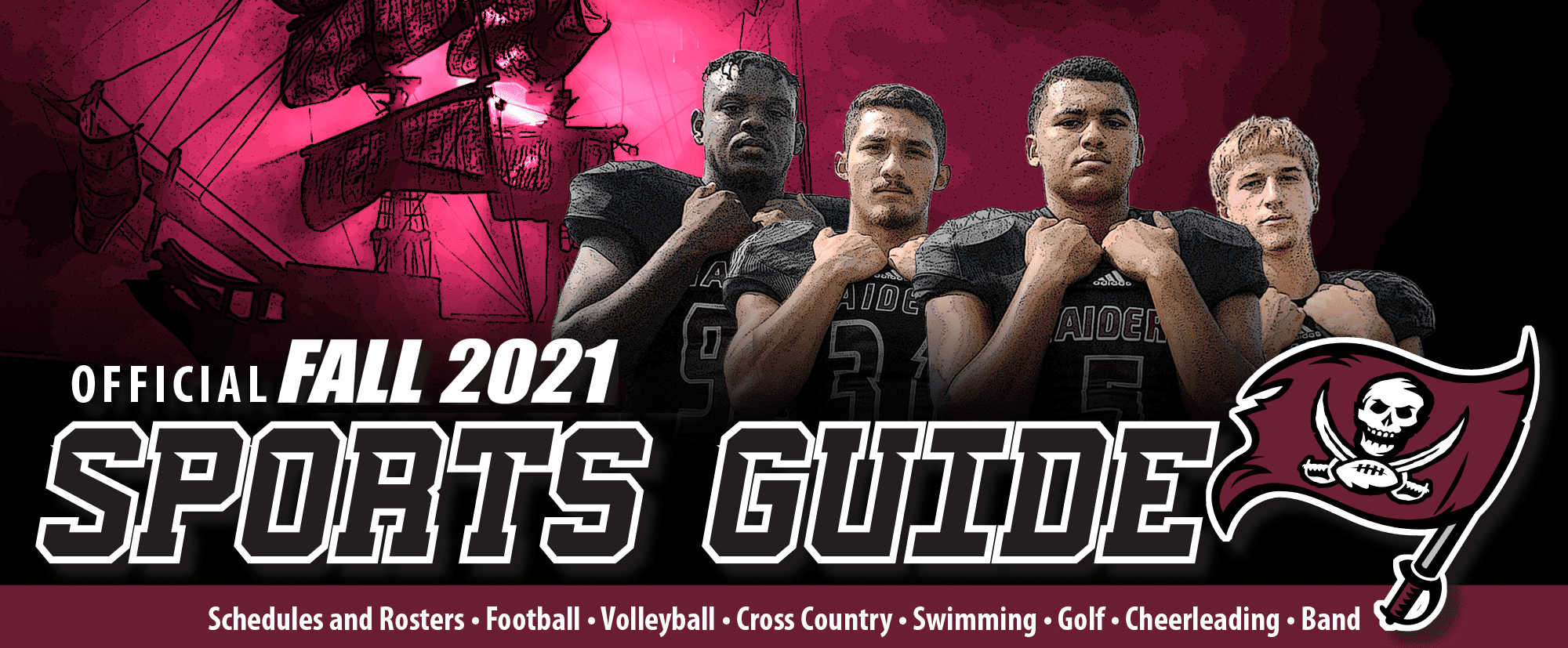 Official Fall 2021 Sports Guide Header