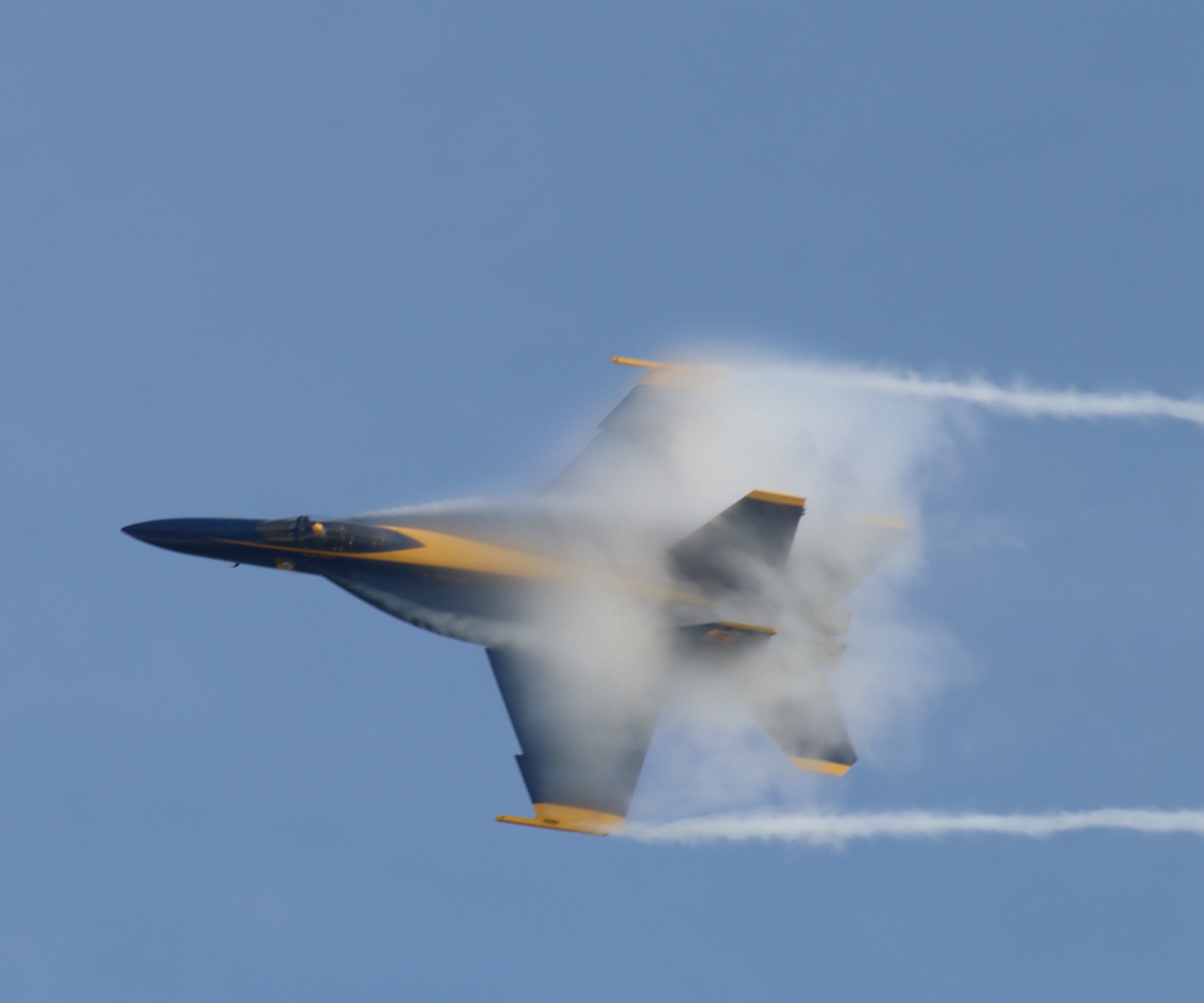 Today's Photo of the Day comes from Laura Simmons. Laura took this photo at the Blue Angels' practice on Thursday before their homecoming shows over the weekend.