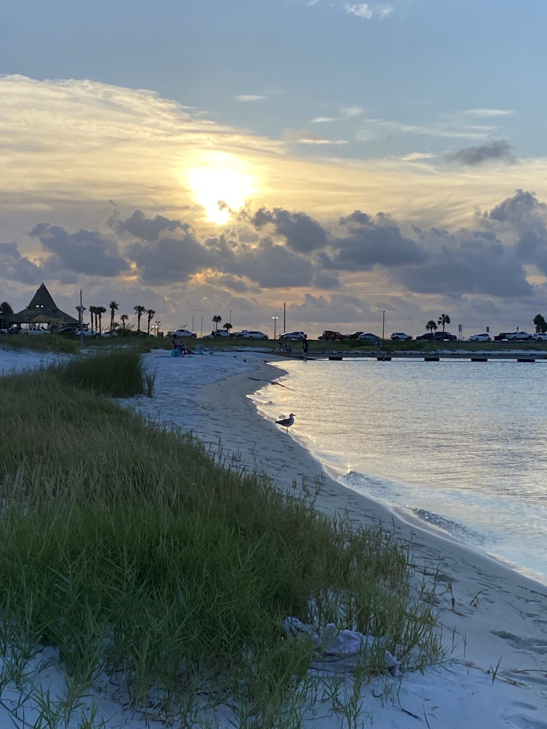 "This was taken four nights ago at sunset. Juana's and the causeway in the background," said Amber Allen.