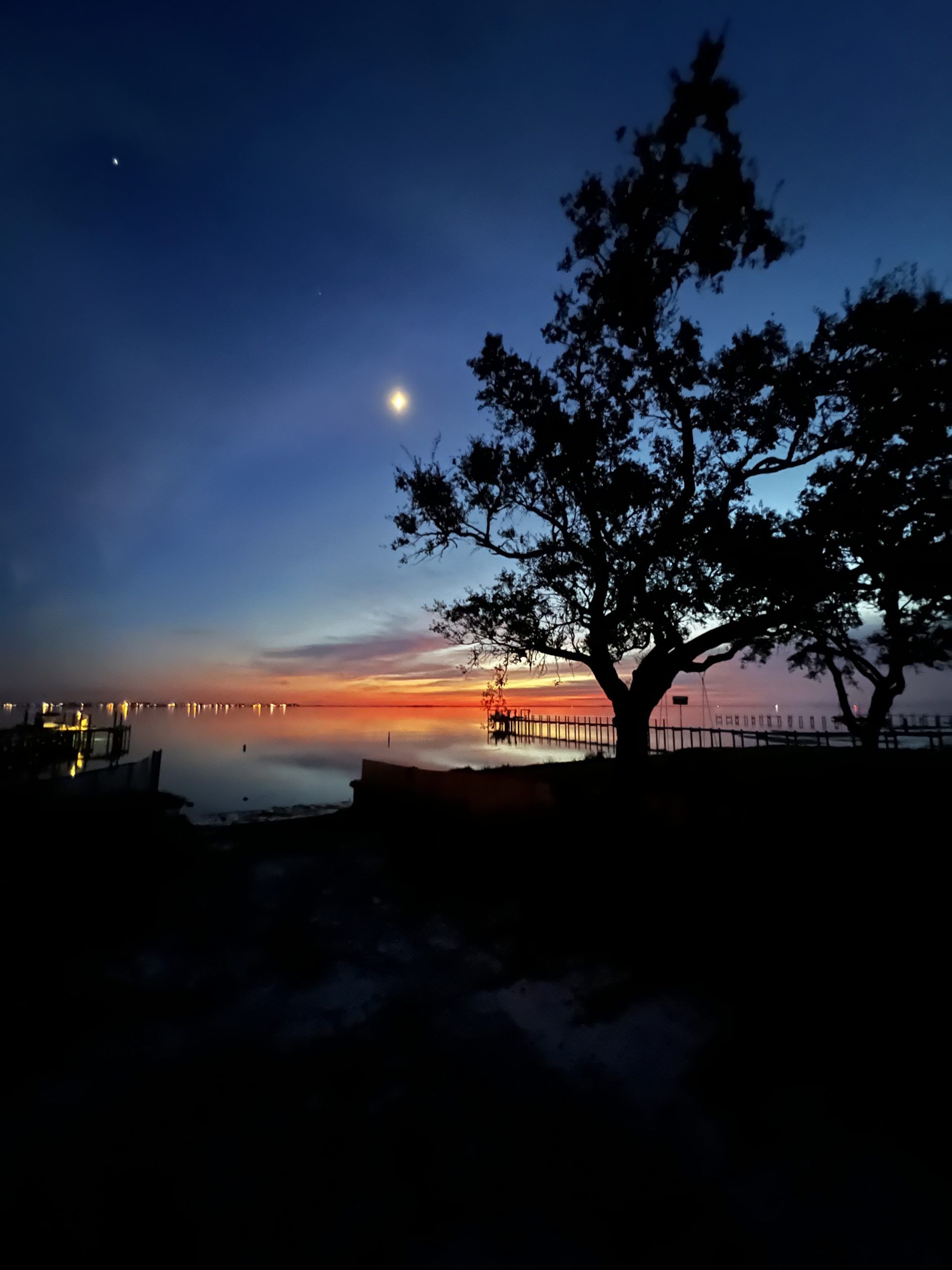 Perhaps we should have called this photo a Photo of the Night instead of Photo of the Day. Taken just after sunset over the Navarre Sound, Kellie Wooten's photo shows the beauty of Navarre as night approaches.