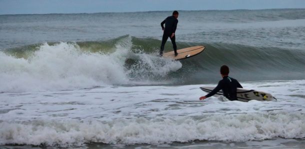 Surfers on Beach