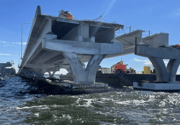 Bay bridge repair