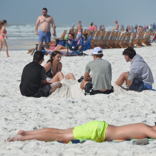Spring Break on Navarre Beach