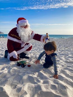 Today's Photo of the Day comes from Kevin Posey. Kevin is a photographer and snapped these candid photos of Santa Claus playing with 3-year-old Levi. 

"He love’s Christmas and loves seeing Santa every year," Kevin said. 🎅