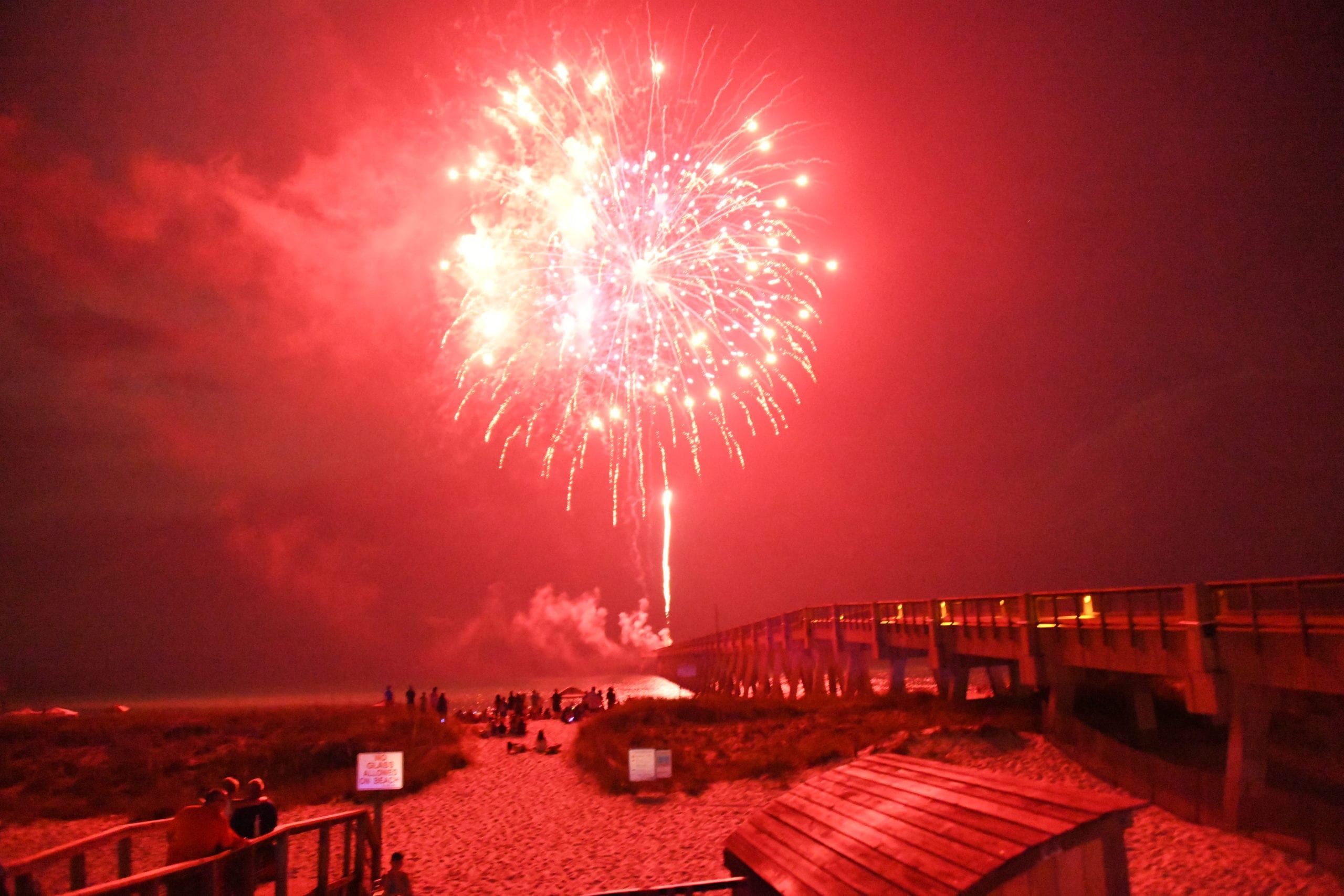 July 4th Navarre Beach fireworks