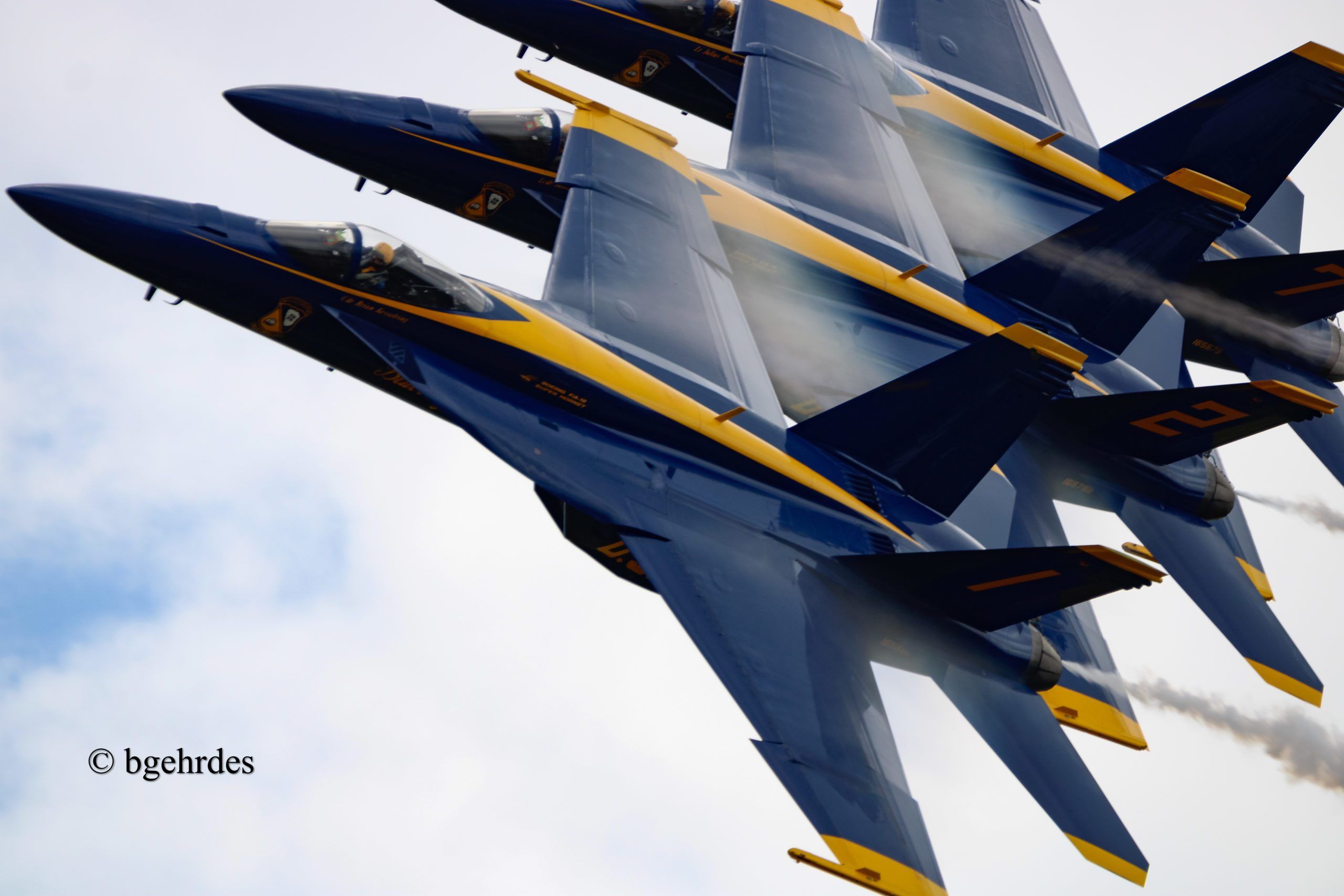 Today's Photo of the Day comes from Bethany Gehrdes, who took this photo during a recent Blue Angels practice session at NAS Pensacola.