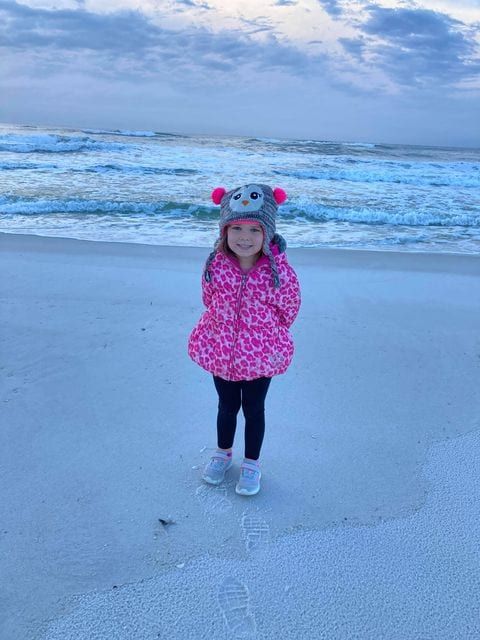 That rain yesterday left us with a low of 44 today, so take a lesson from this cutie and bundle up before you head out the door.
Today's Photo of the Day features Sophie who is the youngest of 6, submitted by Morgan Hipsher.
If you have a cute picture of your kids you would like to submit for Photo of the Day, email it to editor@navarrepress.com along with their name.