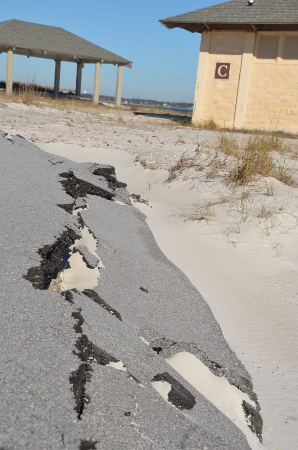Beach Road Damages