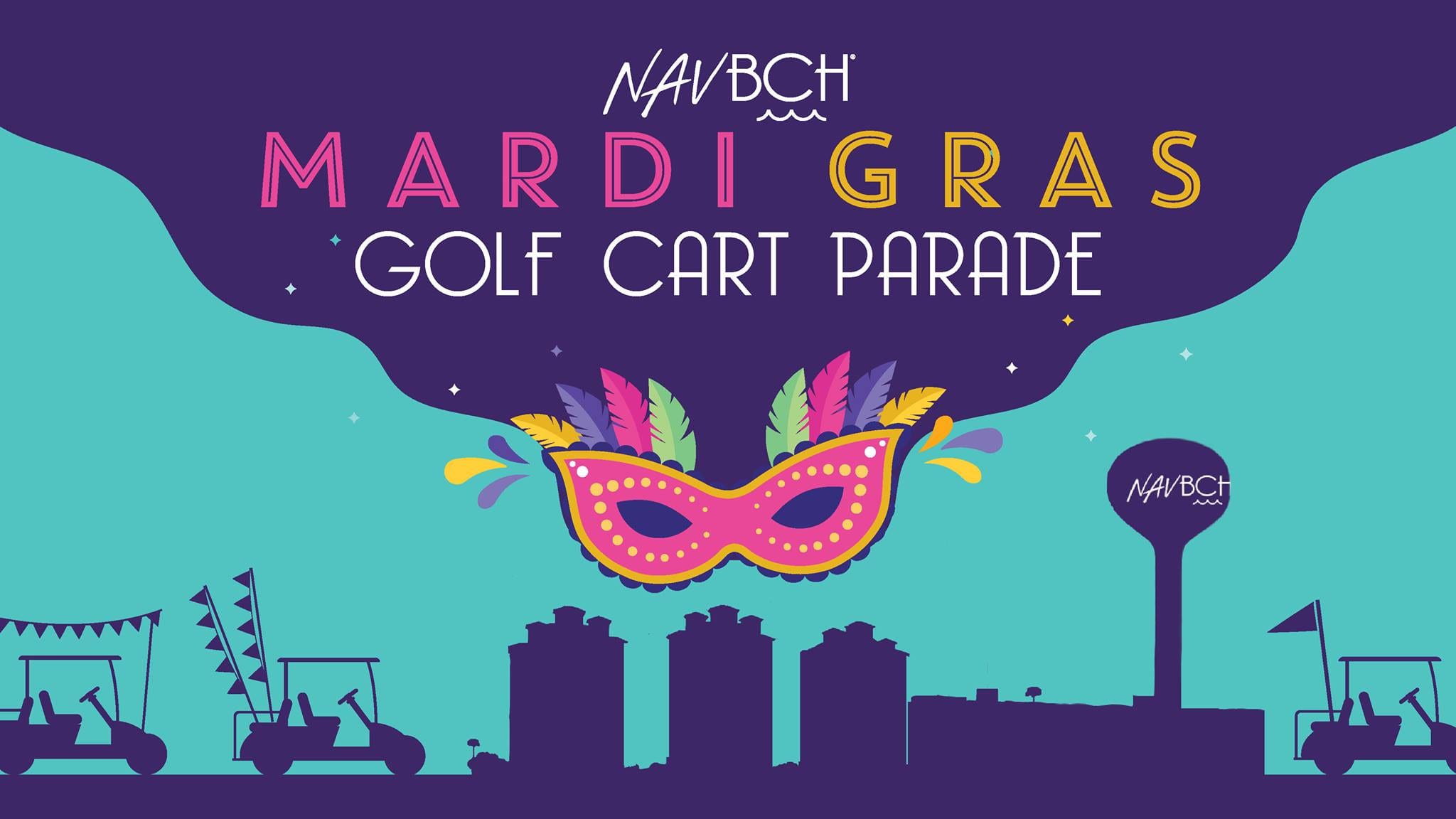 navarre beach mardi gras parade route