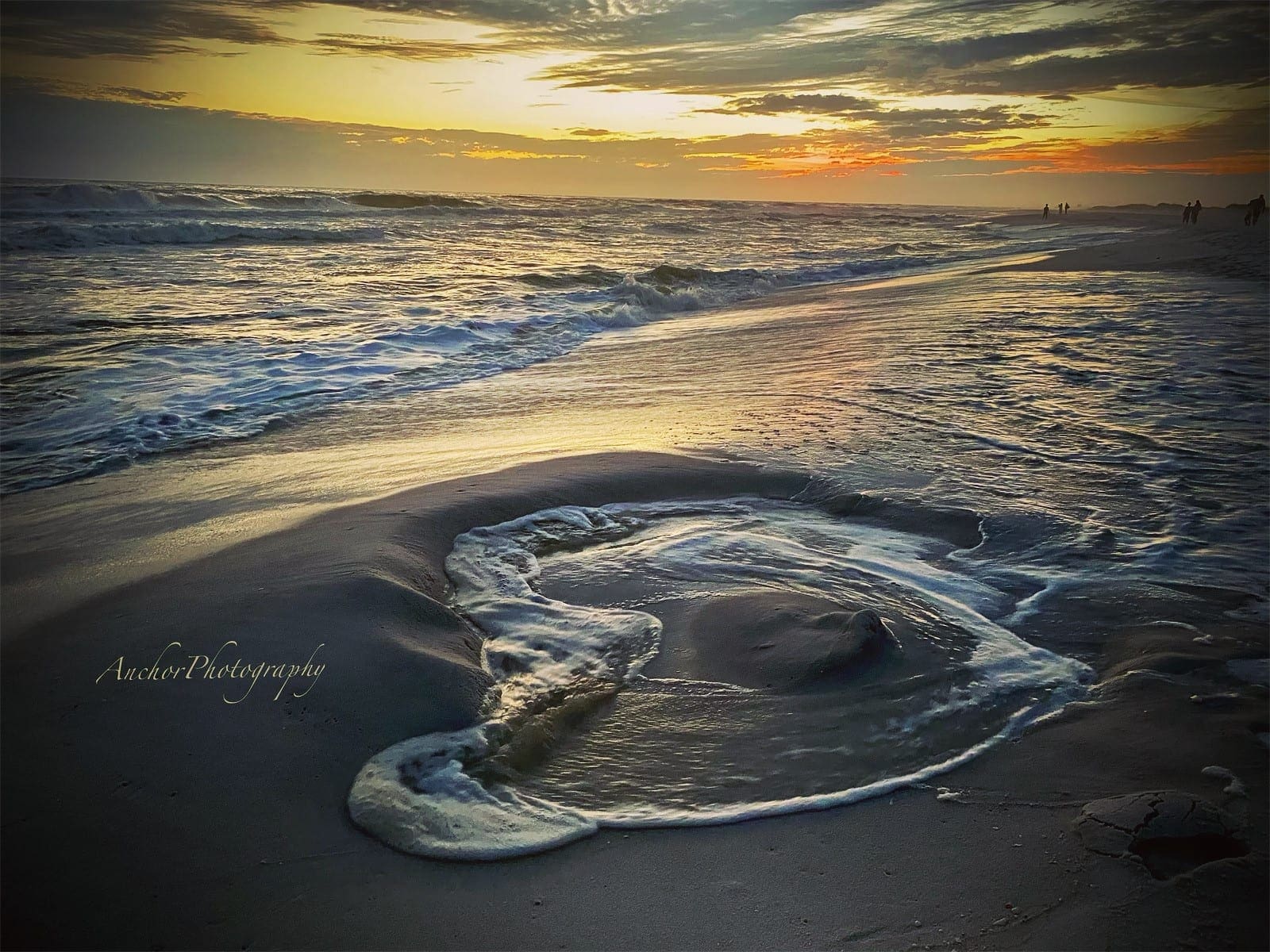 When the water forms a heart on Navarre Beach, you know Valentine's Day is right around the corner. Today's Photo of the Day was taken by Linda Johnson.