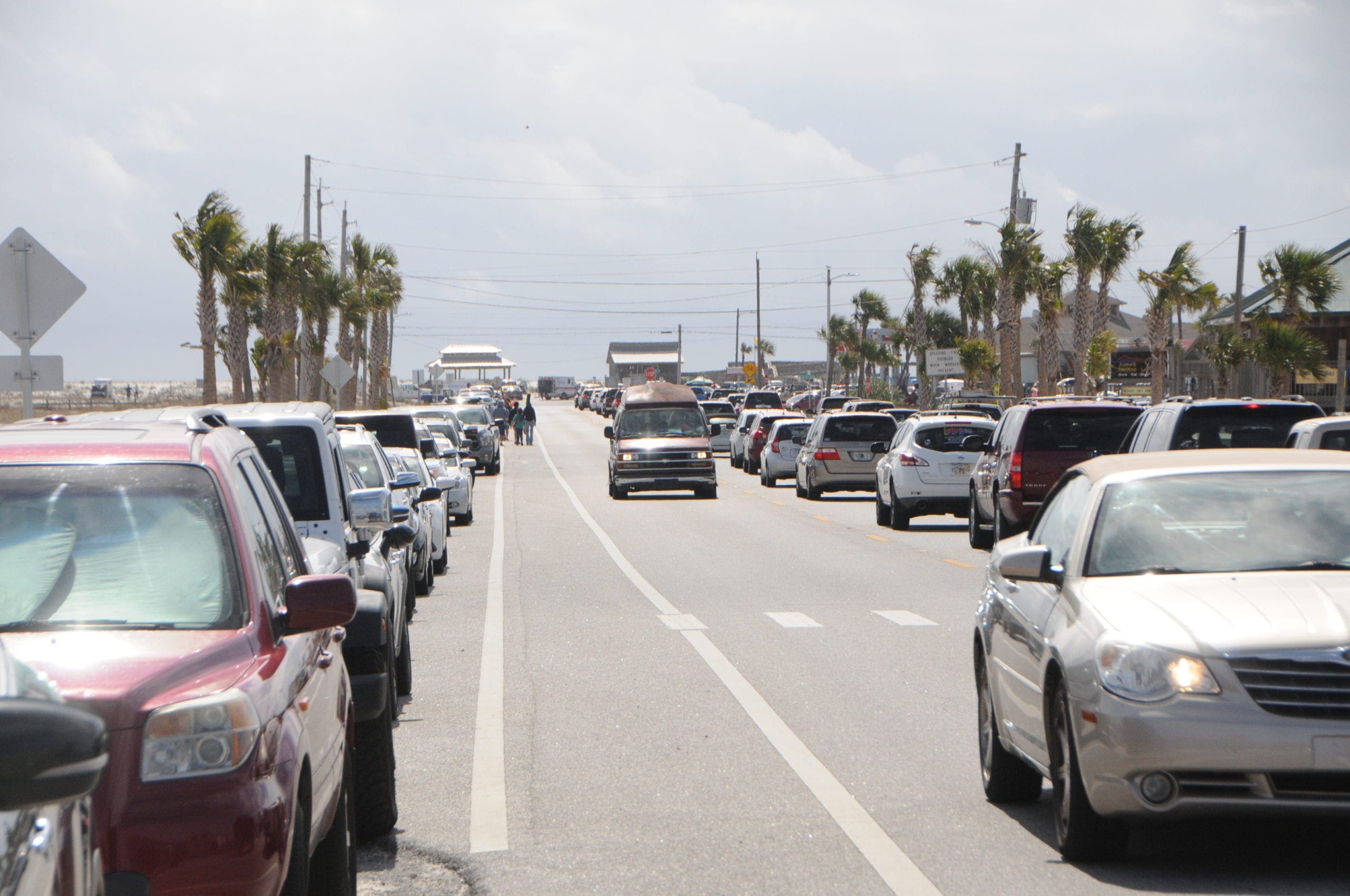 Navarre Beach Traffic