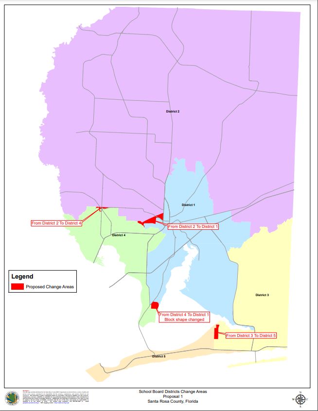 Santa Rosa County District Schools Seeks Feedback On District Maps