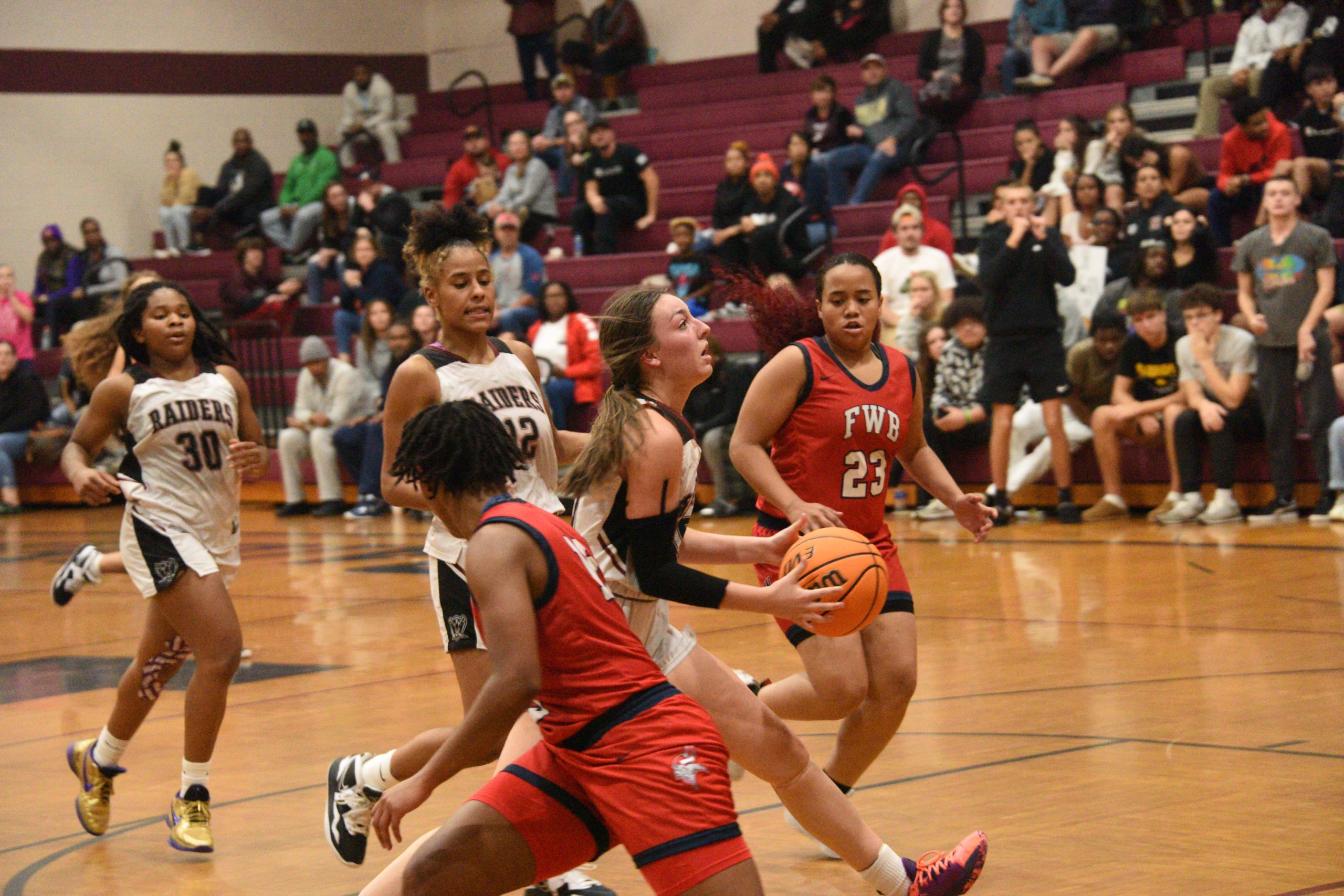 Raider girls basketball team aims to bounce back after letting lead ...