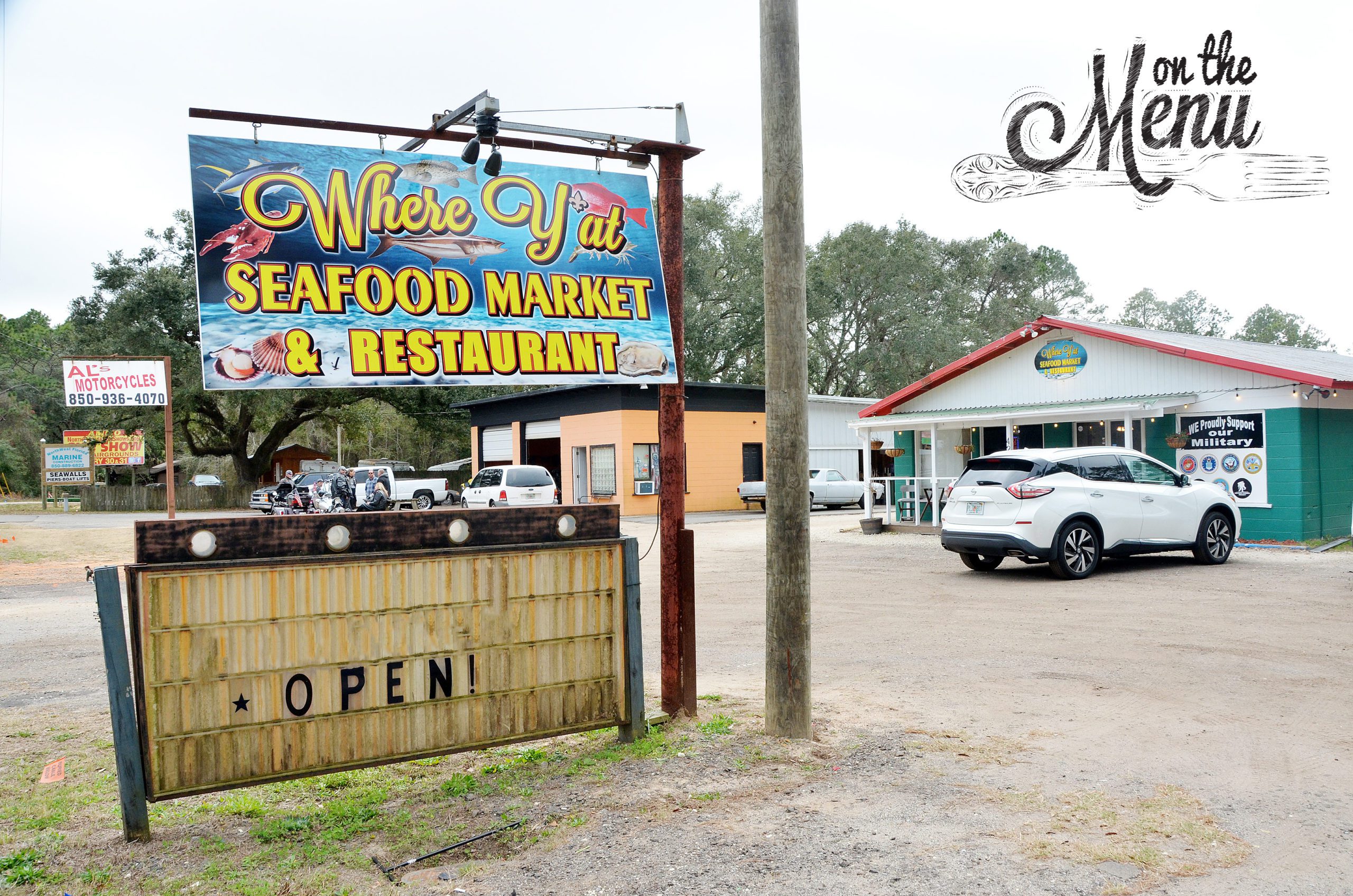 Fresh local seafood at Where Y’at Seafood Market Navarre Press