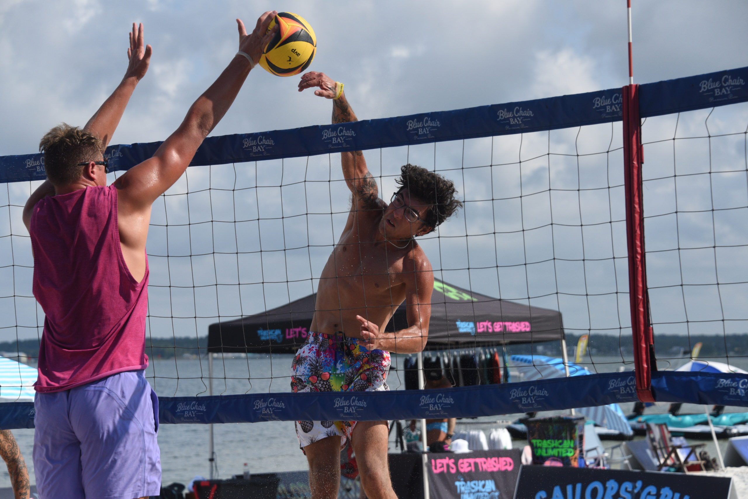 beach volley ball court