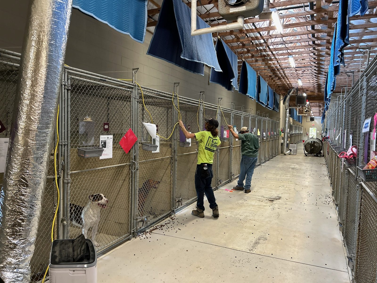 With temperature trouble at animal shelter, cool company comes through