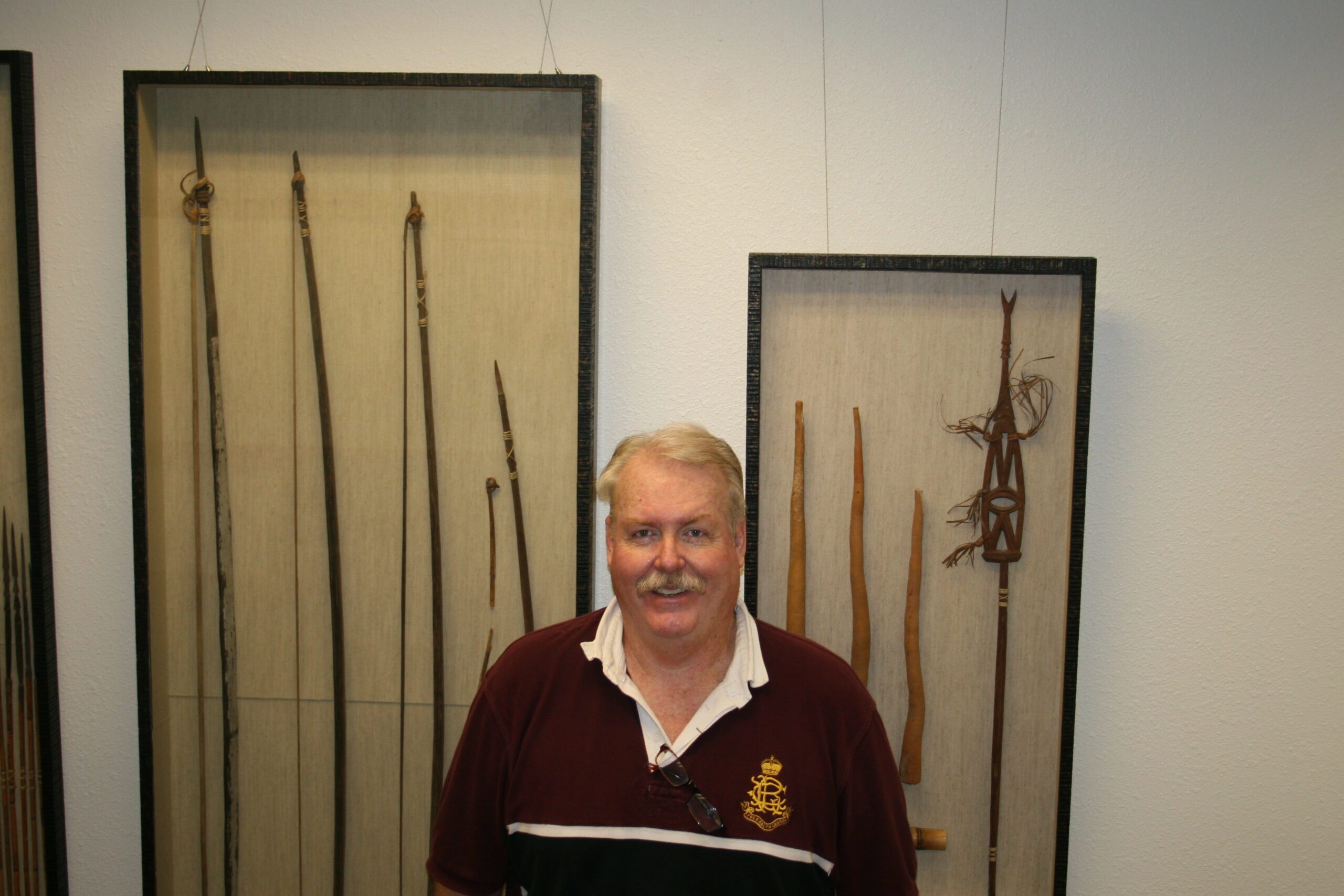 Indonesian weapons display at library | Navarre Press