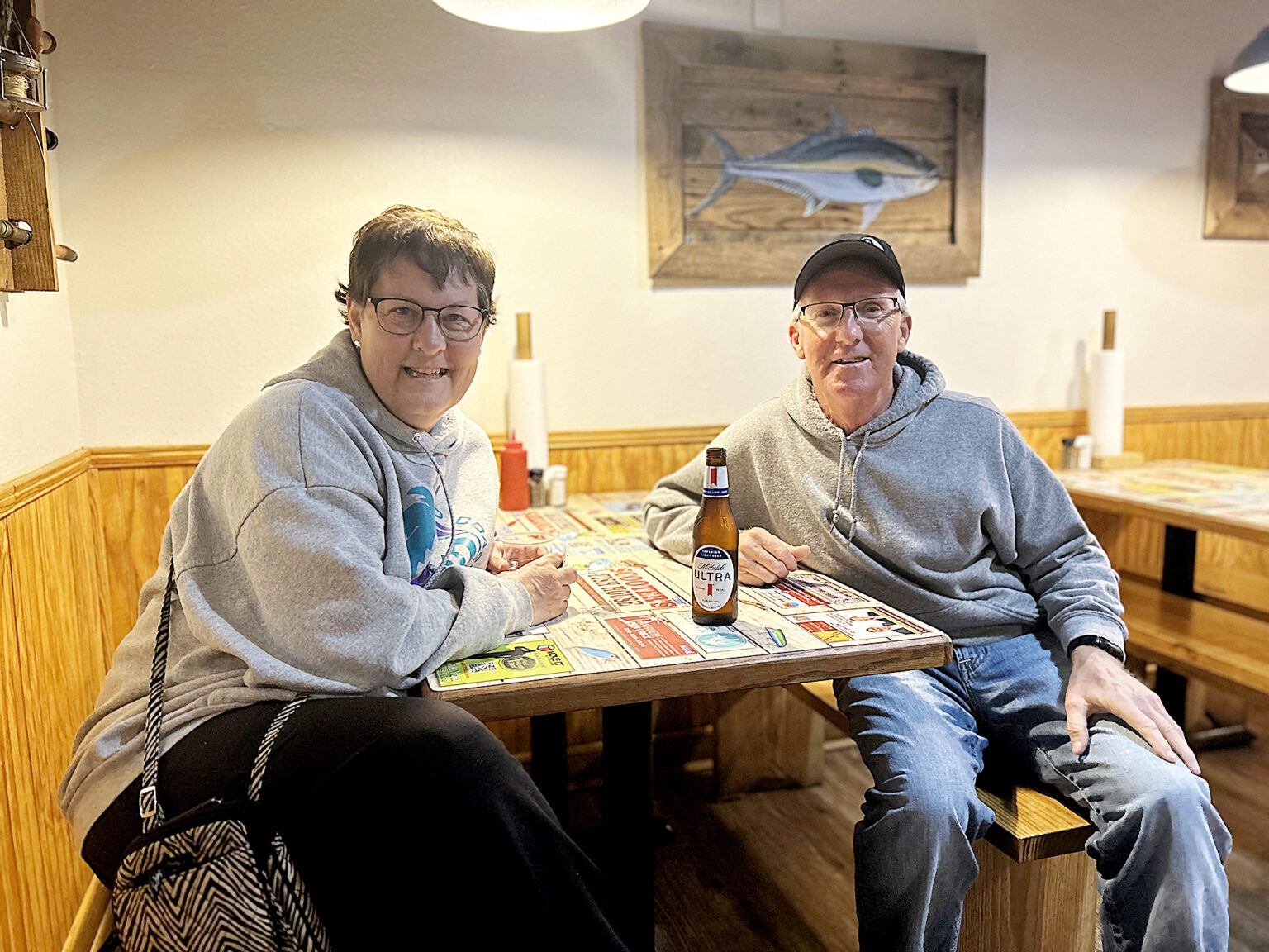 Scooter’s Fish House Fresh snapper, soft shell crab, oysters and