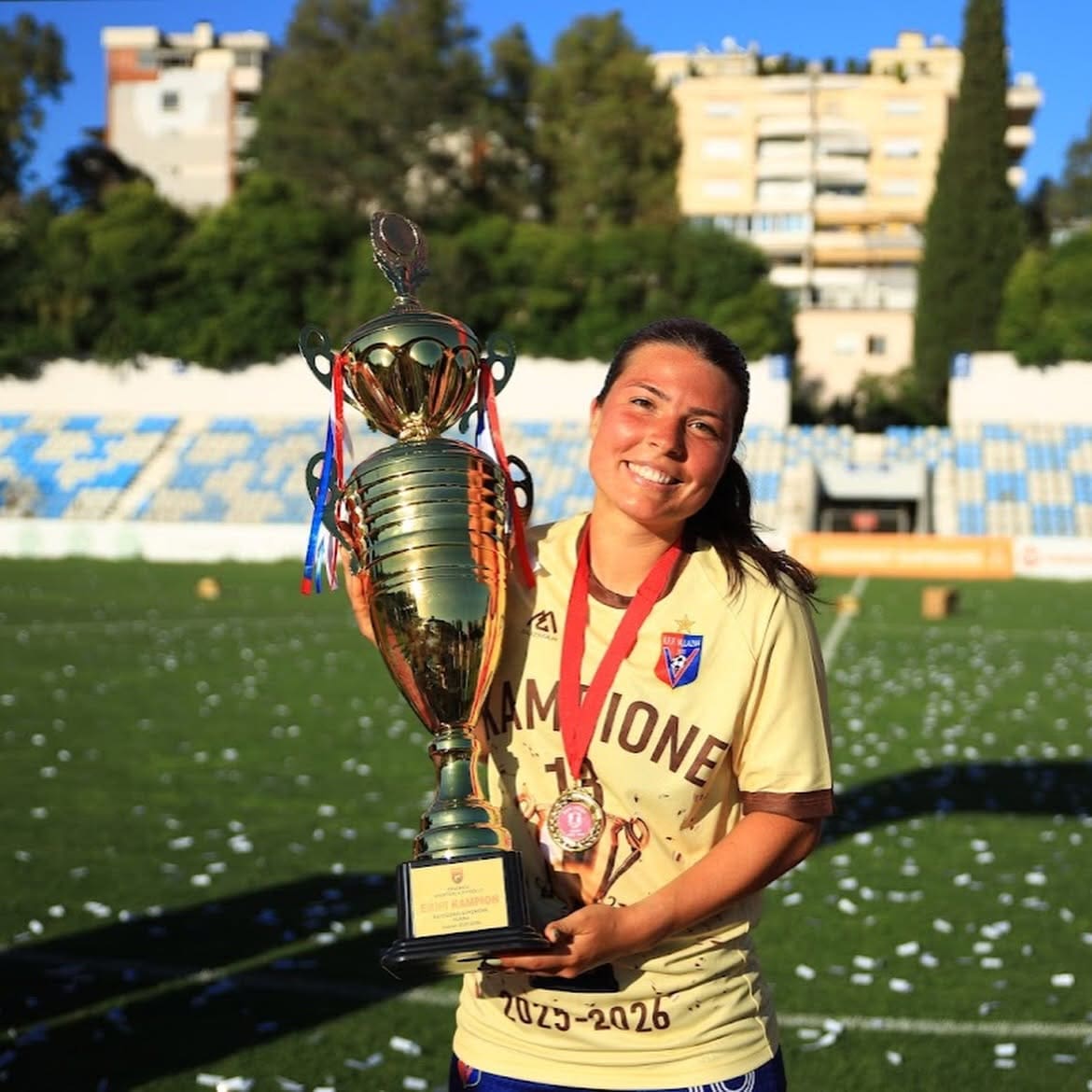 Former Navarre Raider wins championship in Albania
