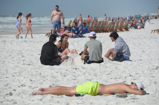 Spring Break on Navarre Beach