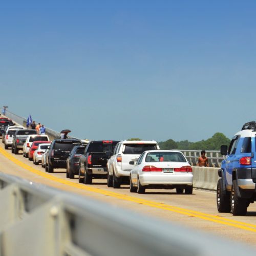 Navarre Beach traffic