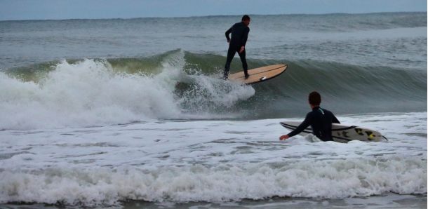 Surfers on Beach